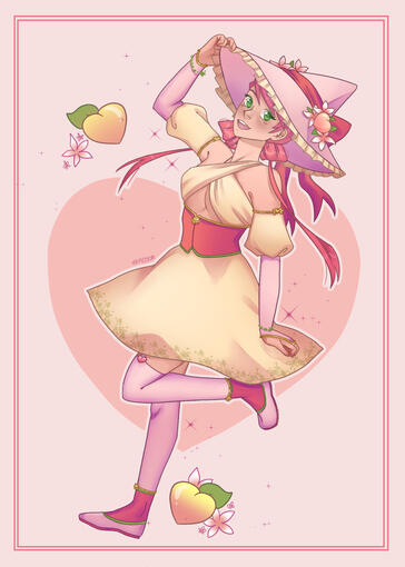 Peach Witch - Vanoso Art