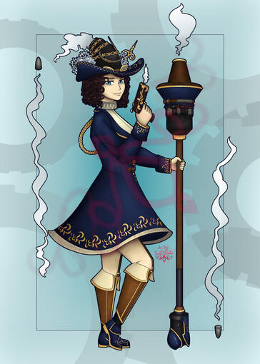 Steam Punk Witch - Faerie Warrior