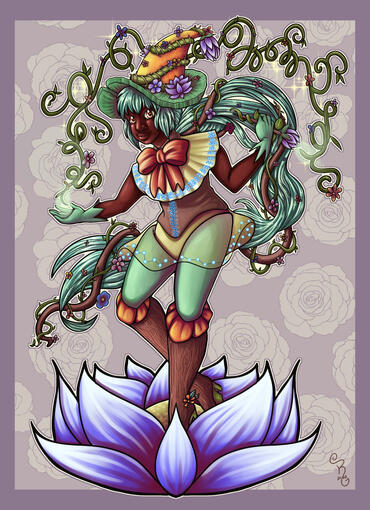 Nature Witch - Querulous Illustrations